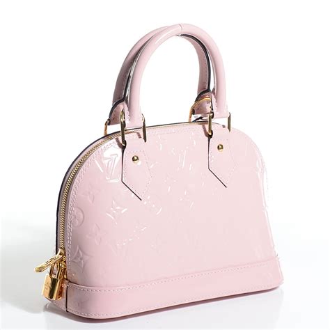 lv bb rose ballerine|LOUIS VUITTON Vernis Flowers Alma BB Rose Ballerine .